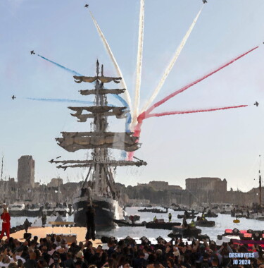 La patrouille de france JO 2024 à Marseilles